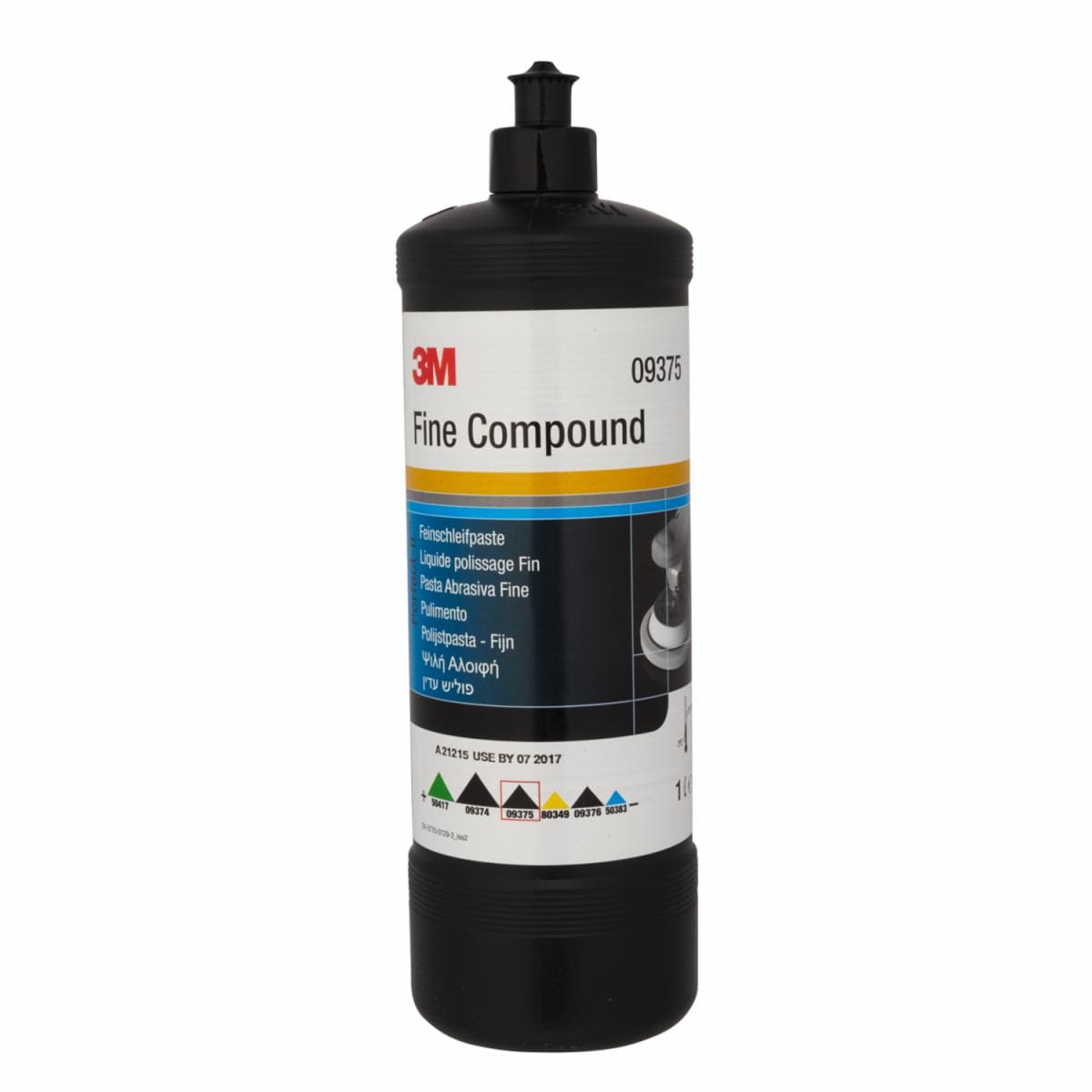 3M Perfect-It 09375 Feinschleifpaste, 1 l – Originalansicht der Flasche
