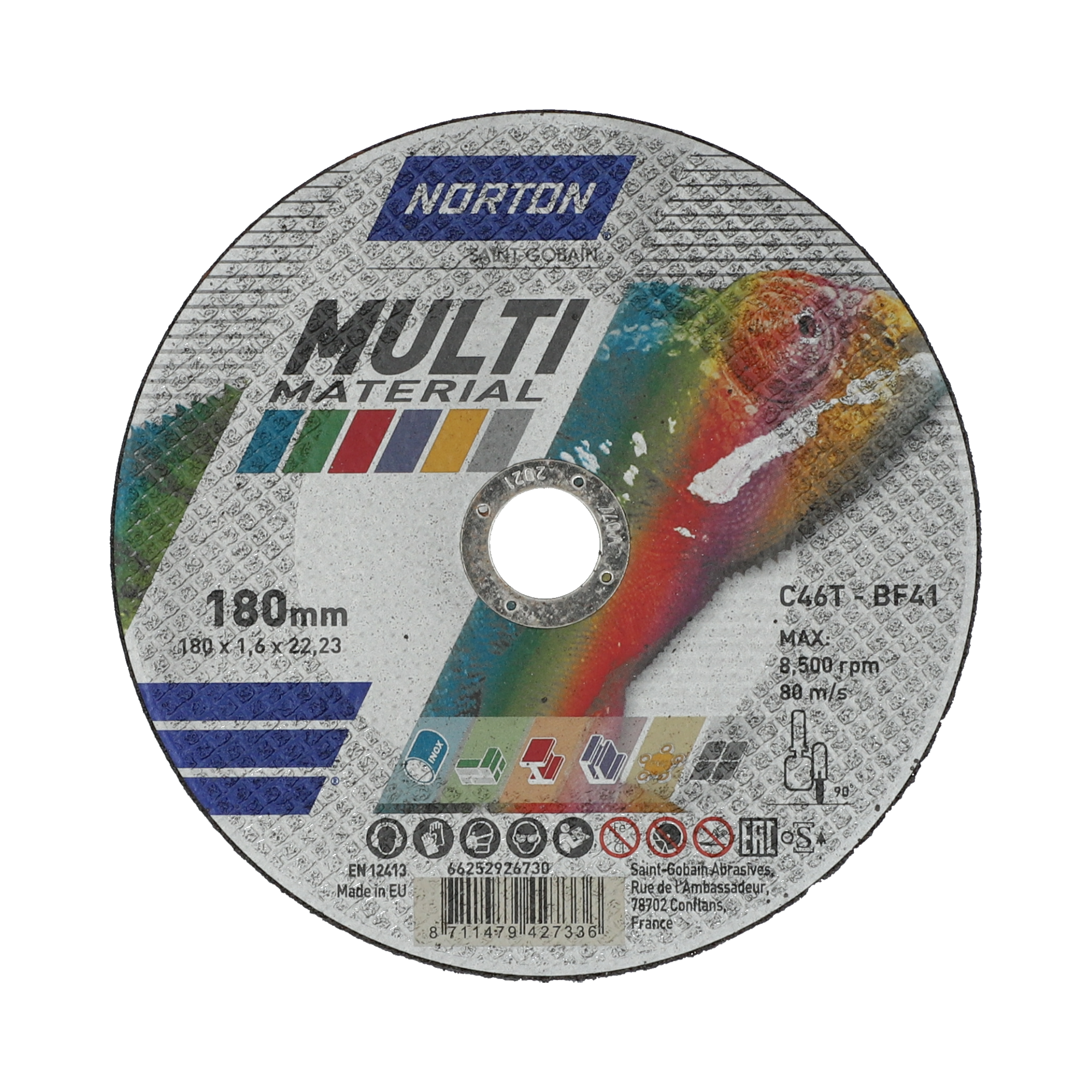 Norton MULTI-PURPOSE Trennscheibe; Herstellerbild der zugeordneten Artikelserie