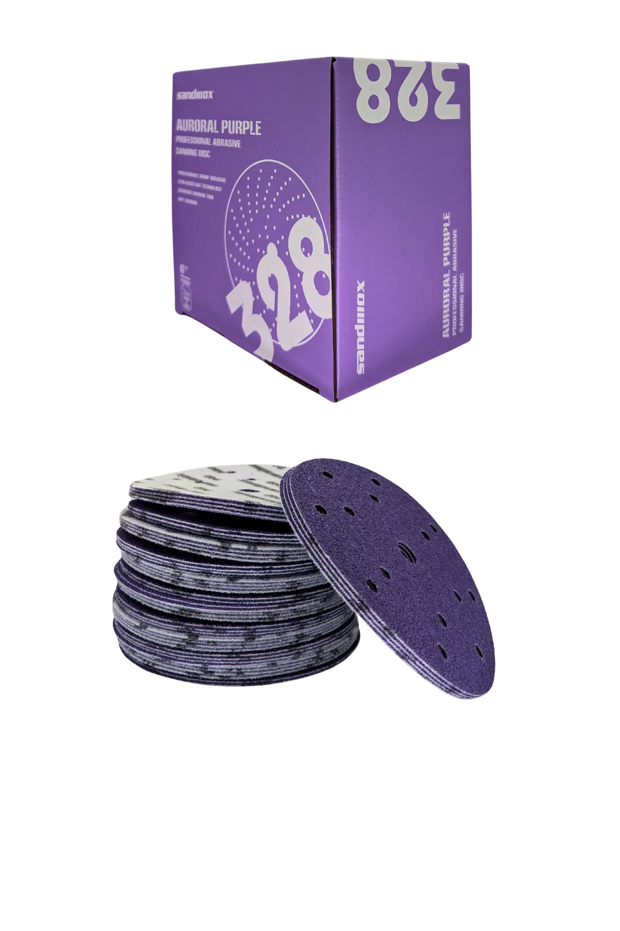 Sandwox 328 Purple Disc 150mm 15H P40