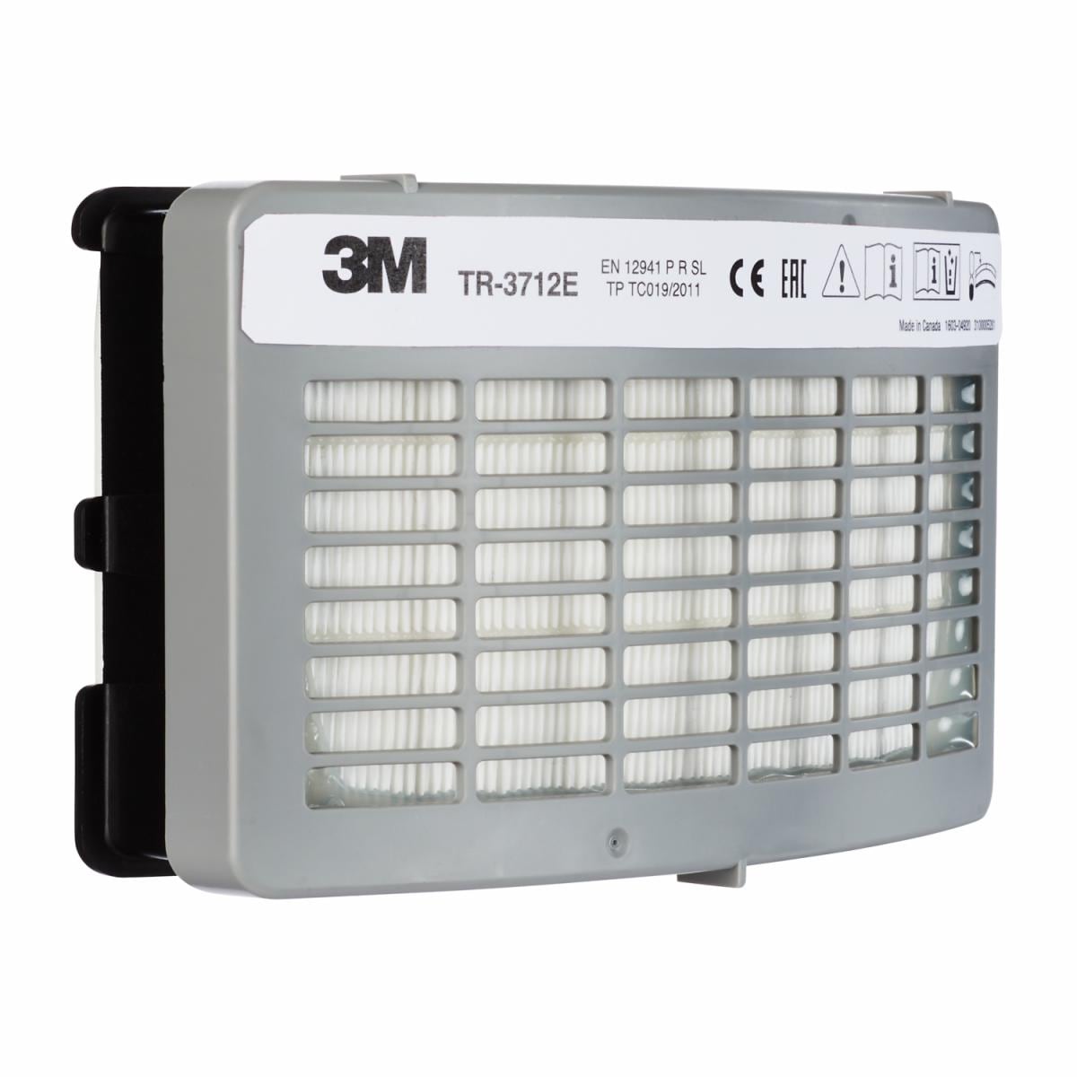 3M Versaflo Partikelfilter mit sichtbarer TR-3712E-Kennzeichnung