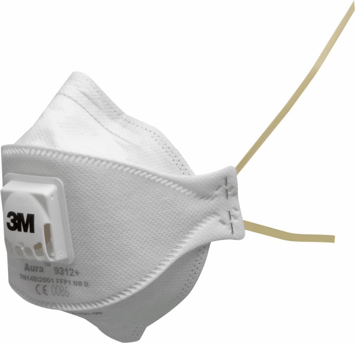 3M Aura 9312+ Atemschutzmaske FFP1 NR D, mit Ventil – Originalabbildung von 3M