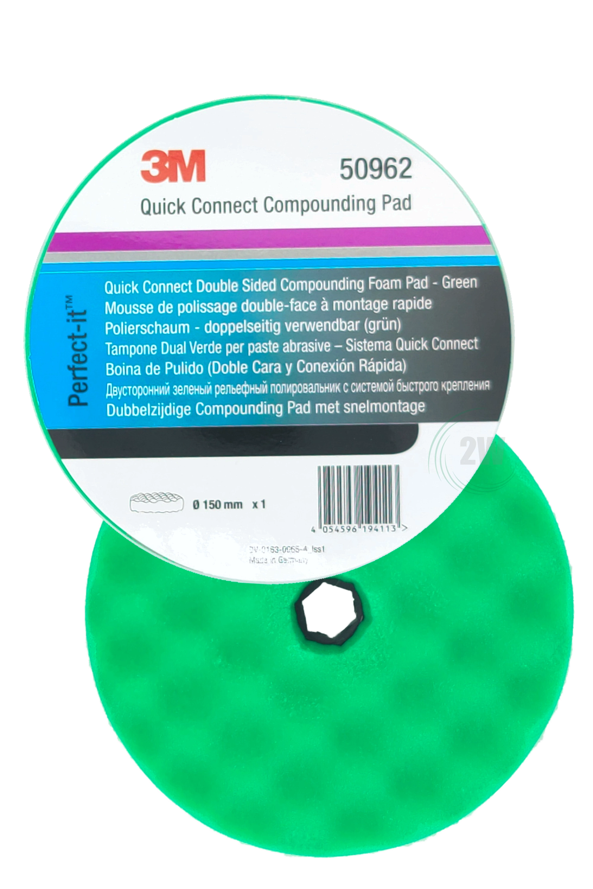 3M 50962 Perfect-It Polierschaum d150 mm Quick Connect – Original-Produktabbildung