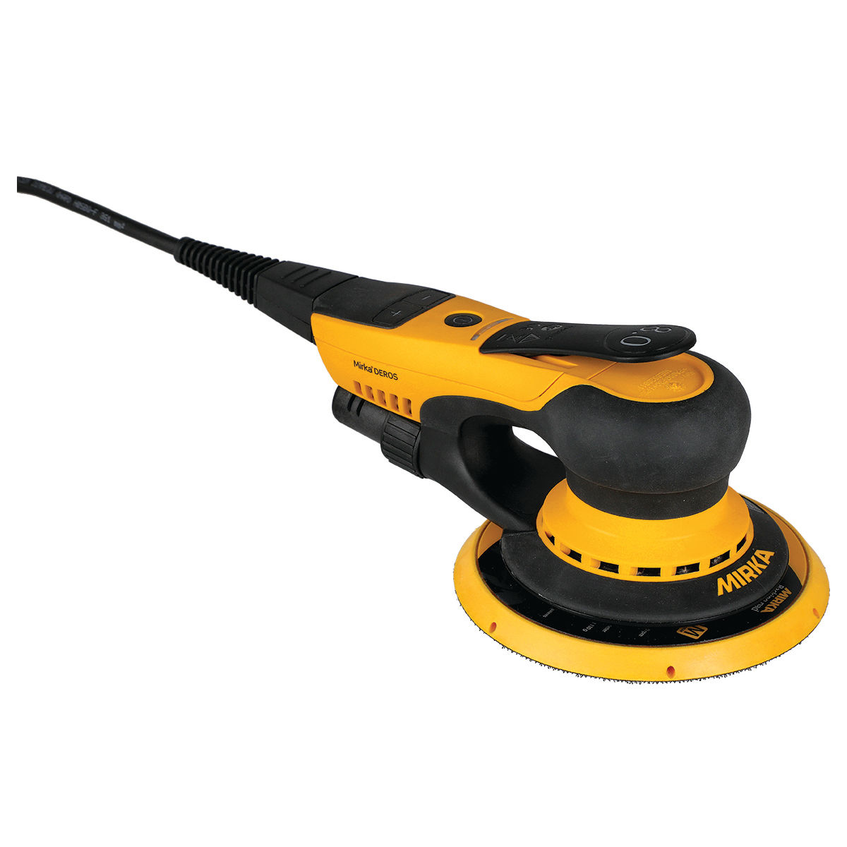 Mirka DEROS 680CV Elektro-Exzenterschleifer mit 150-mm-Schleifteller und 8 mm Hub