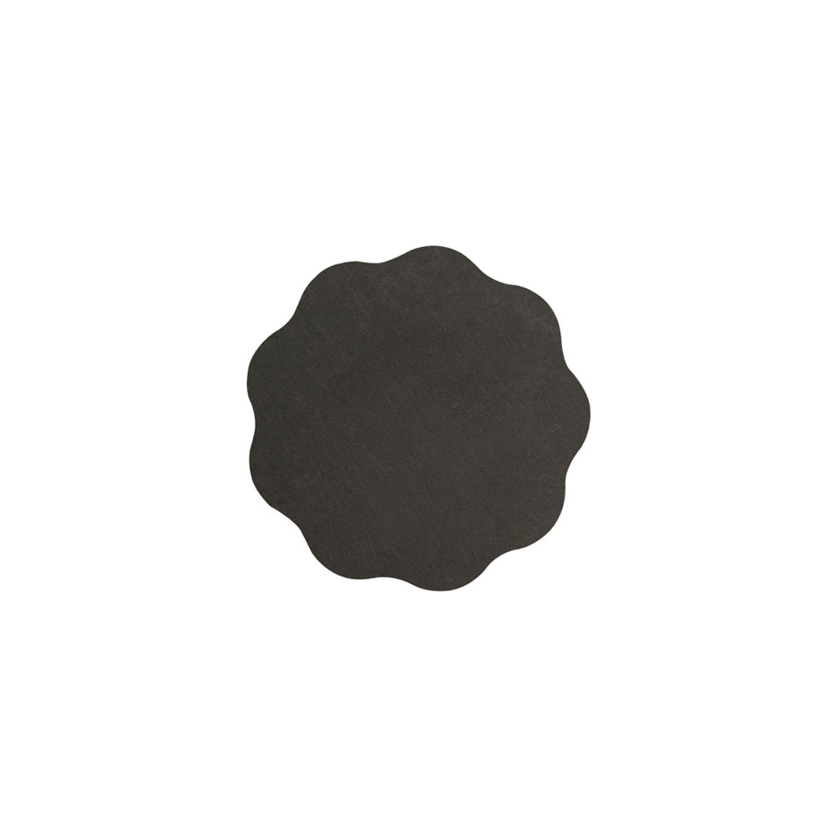 Schwarze Mirka WPF Schleifblüte 33/36 mm mit selbstklebender Rückseite