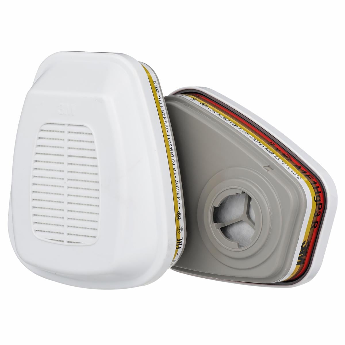 3M 6096 Gase-/Dämpfe & Partikel Kombinationsfilter A1E1HgP3 – Original-Produktabbildung