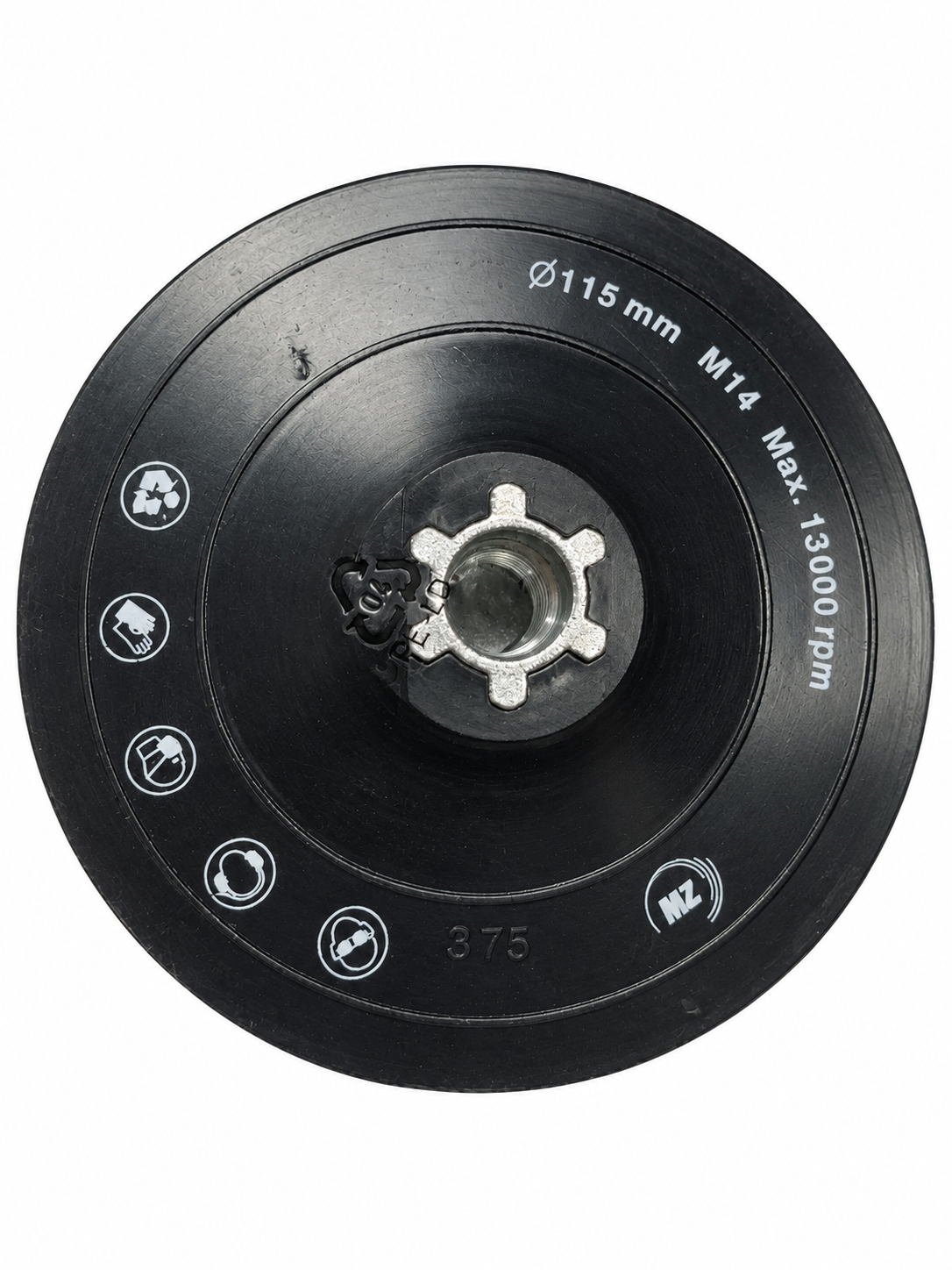 2W Schleifteller Ø 115 mm M14 ohne Zentrierung