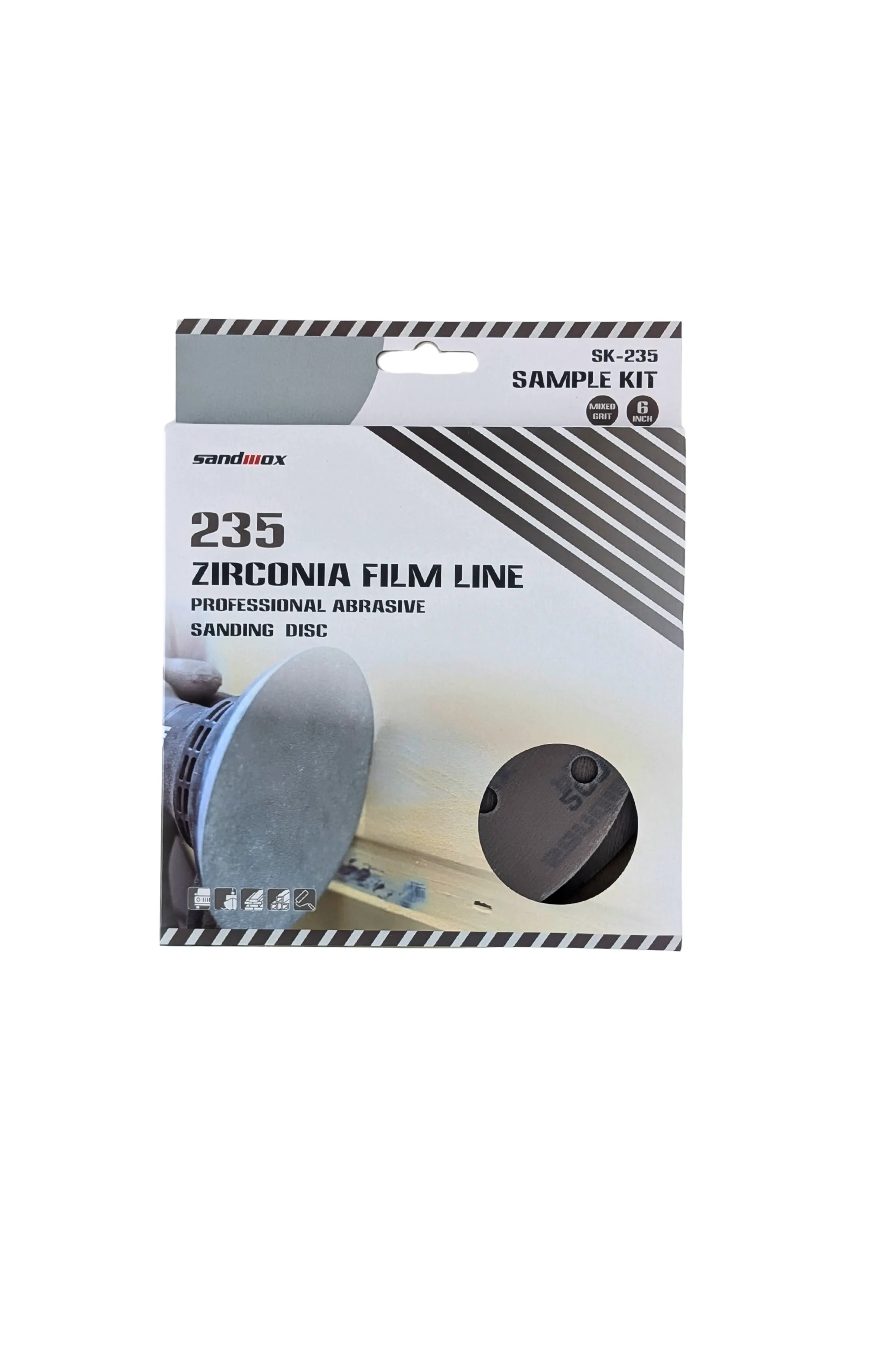 Sandwox SET 235 Grey Film Disc d 150mm 15H - 10 Stück