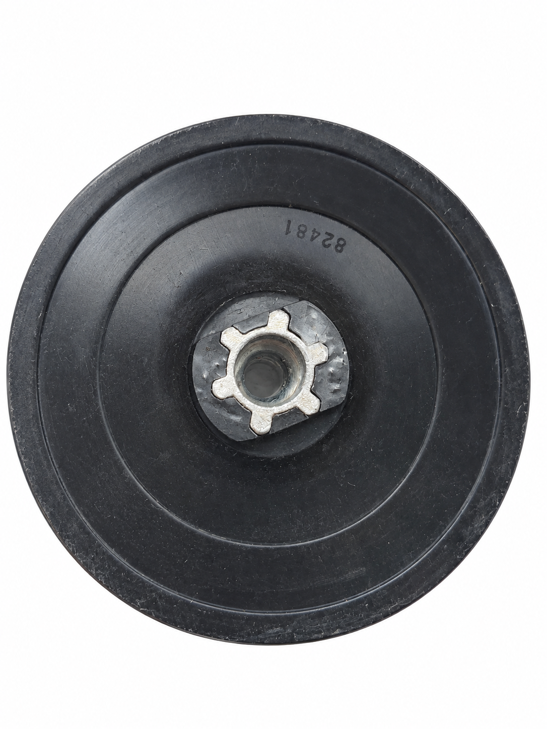 2W Schleifteller, Ø 125 mm, M14 mit Zentrierung für Vlies