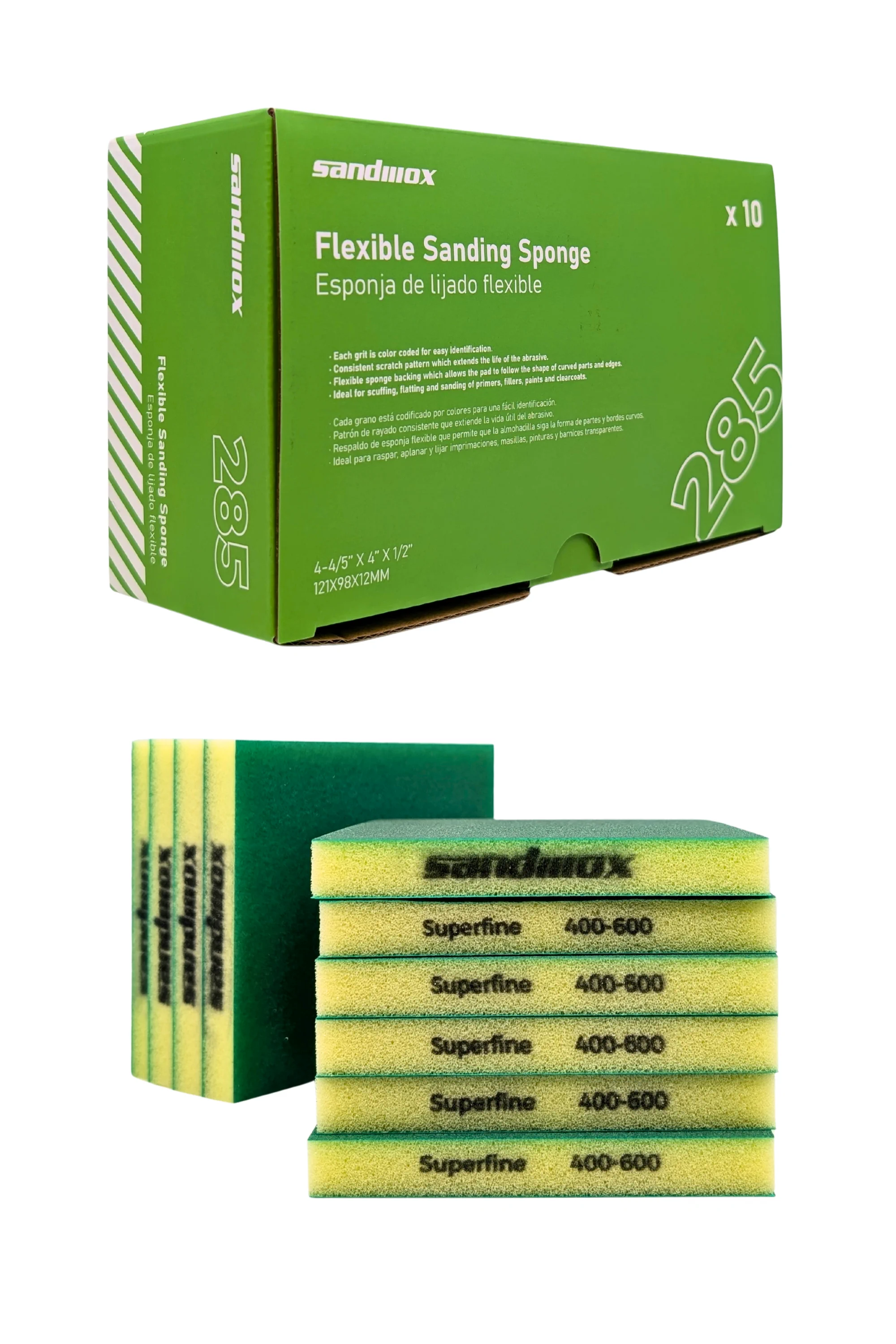 Sandwox 285 Schleifmatte Green SUPERFINE