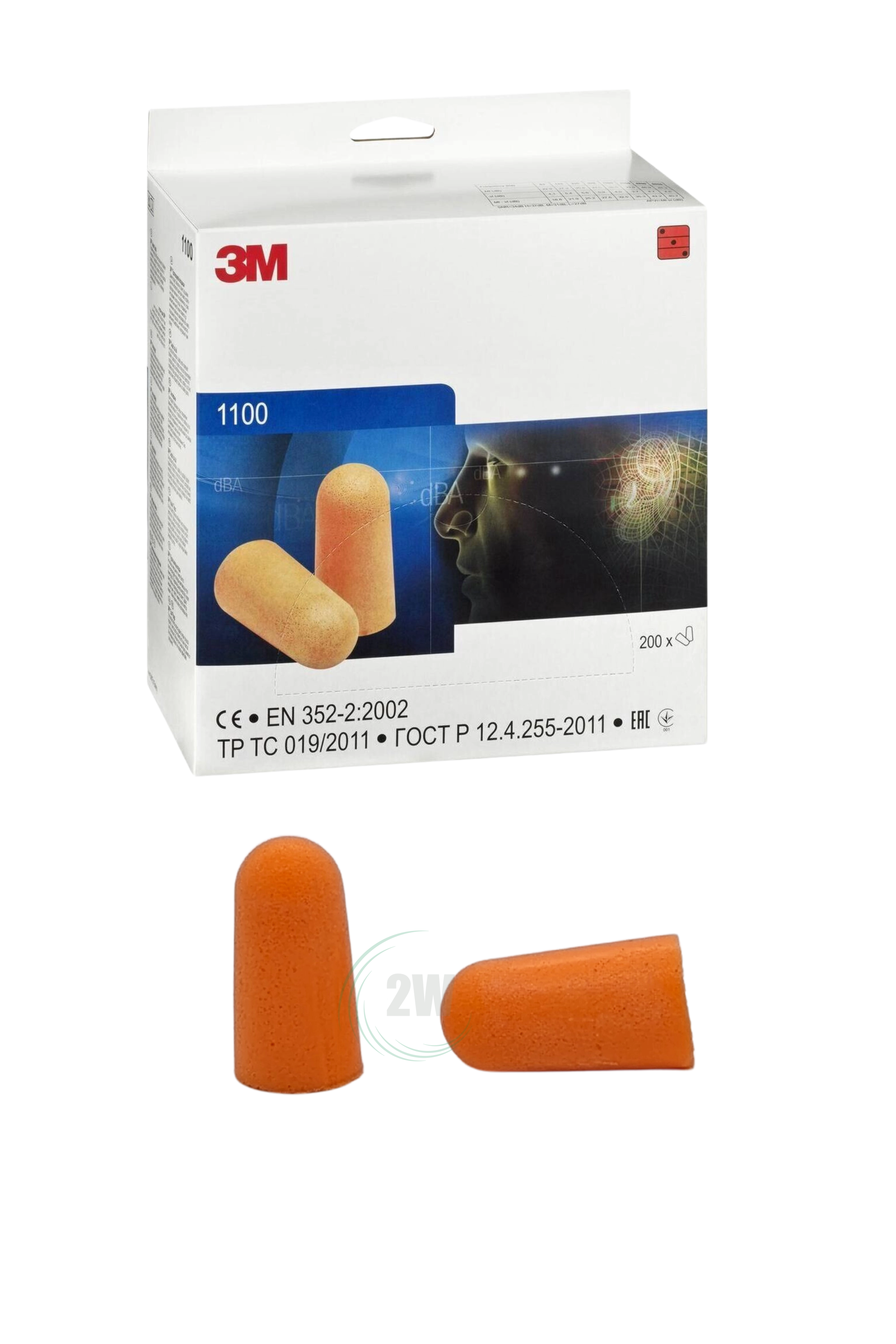 3M 1100 Gehörschutzstöpsel 37 dB ohne Kordel (200 paar) 3M 1100 Gehörschutzstöpsel 37 dB ohne Kordel (200 paar)