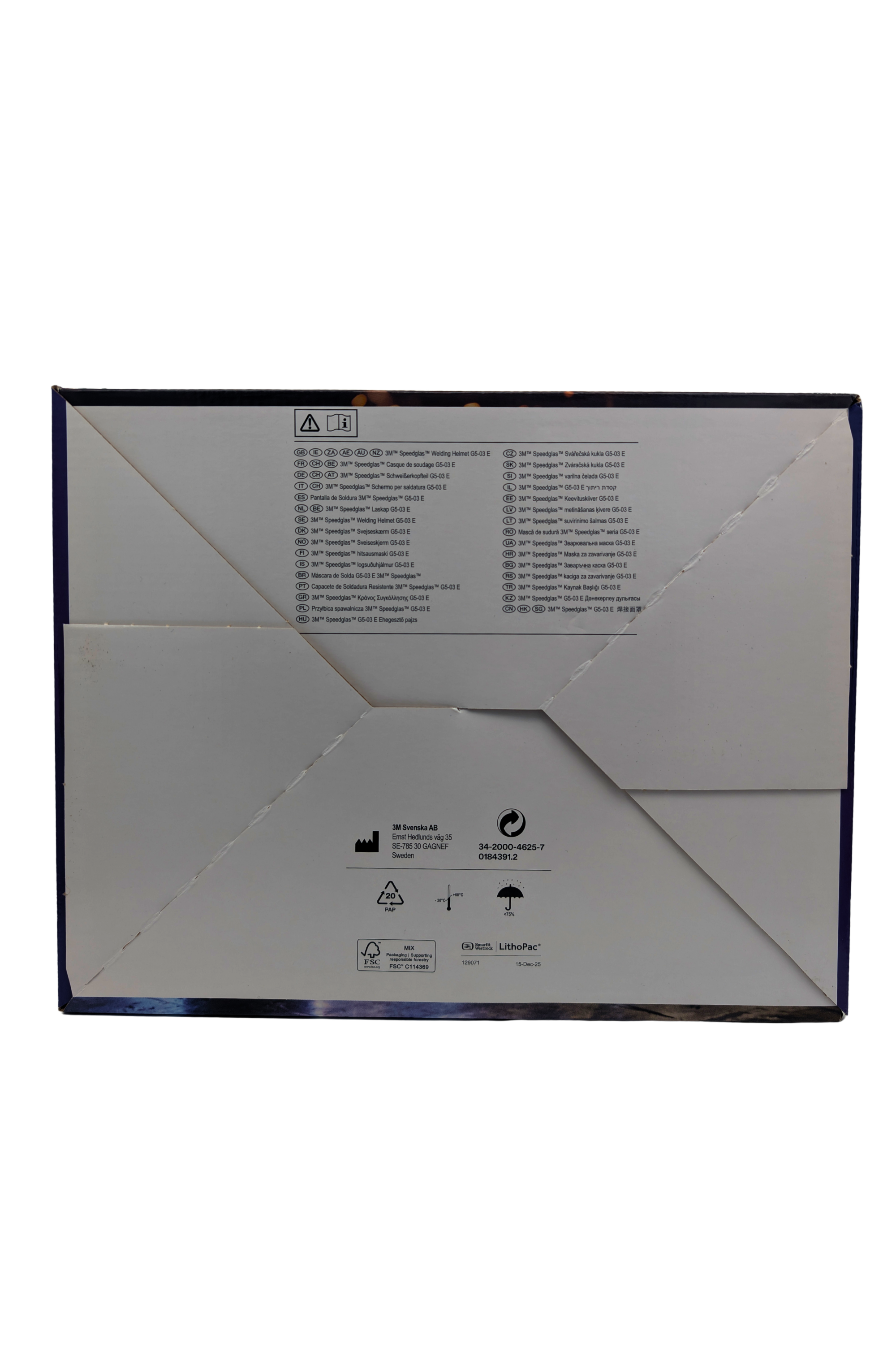 3M™ Speedglas™ G5-03 E Schweißmaske | G5-01/03NC Natural Colour Filter | 510g