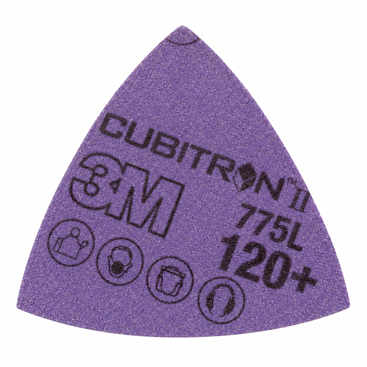 2W 775L Delta Schleifpapier 83 × 83 × 83 mm ungelocht Korn 120+