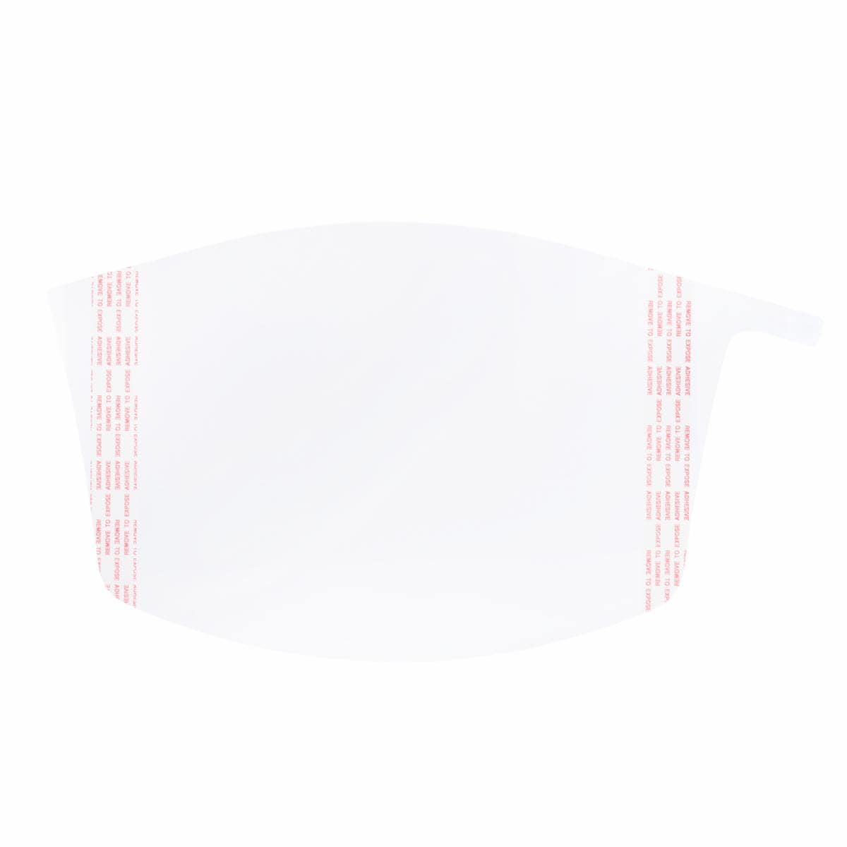 3M Versaflo M-928: transparente Visierschutzfolie mit seitlichen Klebestreifen