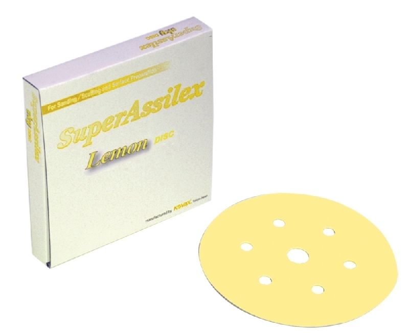 Kovax Super Assilex Lemon K800 Schleifscheibe, 152 mm, 7-Loch