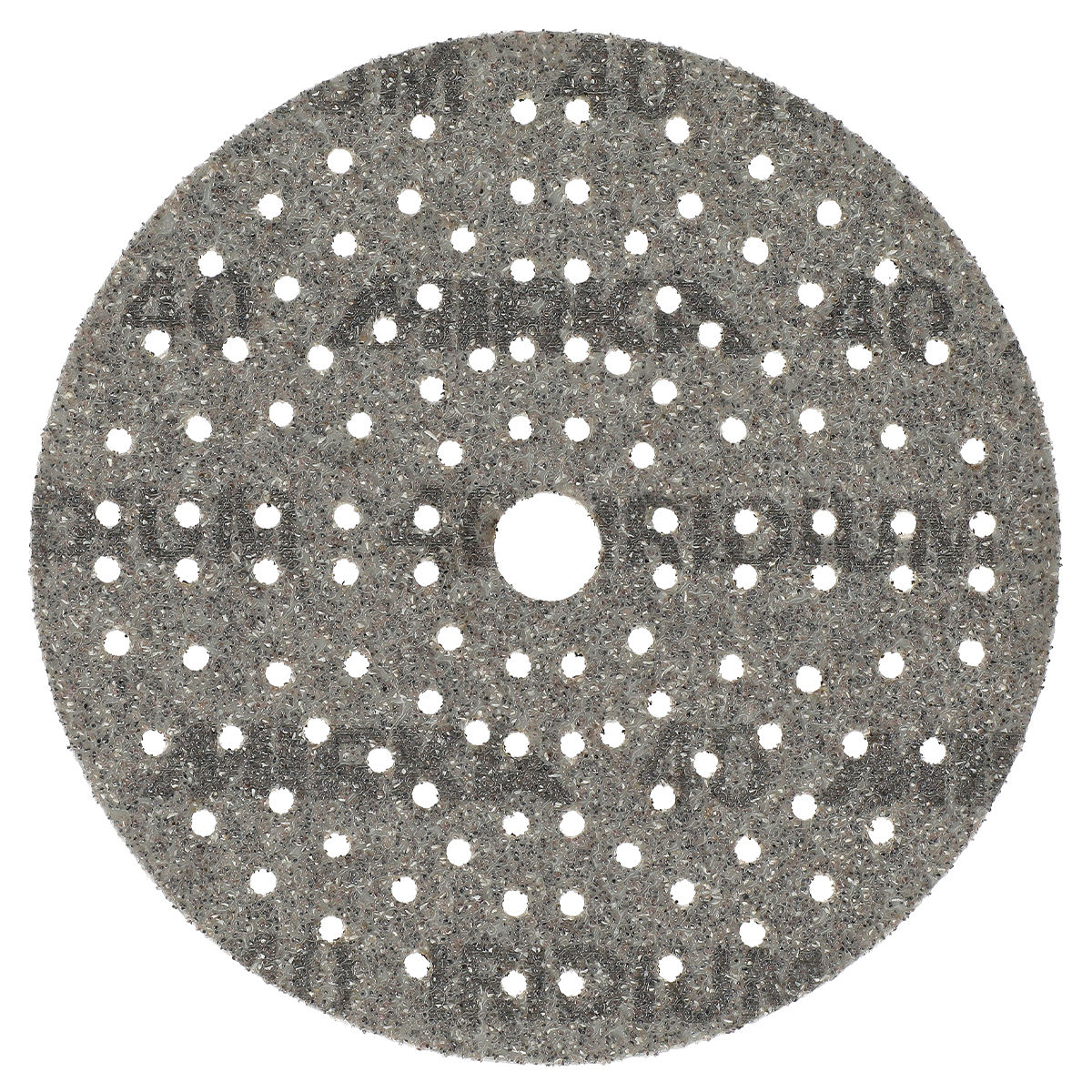 Mirka Iridium Schleifscheibe 150 mm mit 121-Loch-Absaugung, Schleifseite