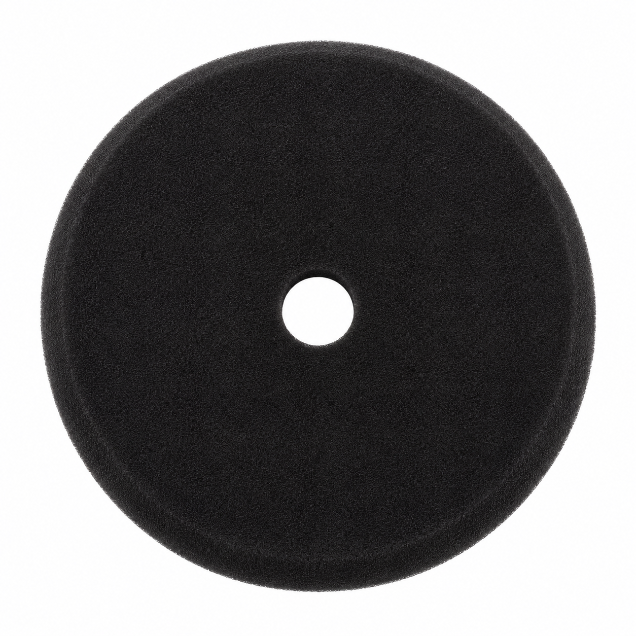2W Polierschwamm 150 mm Schräg mit mittel Loch schwarz weich