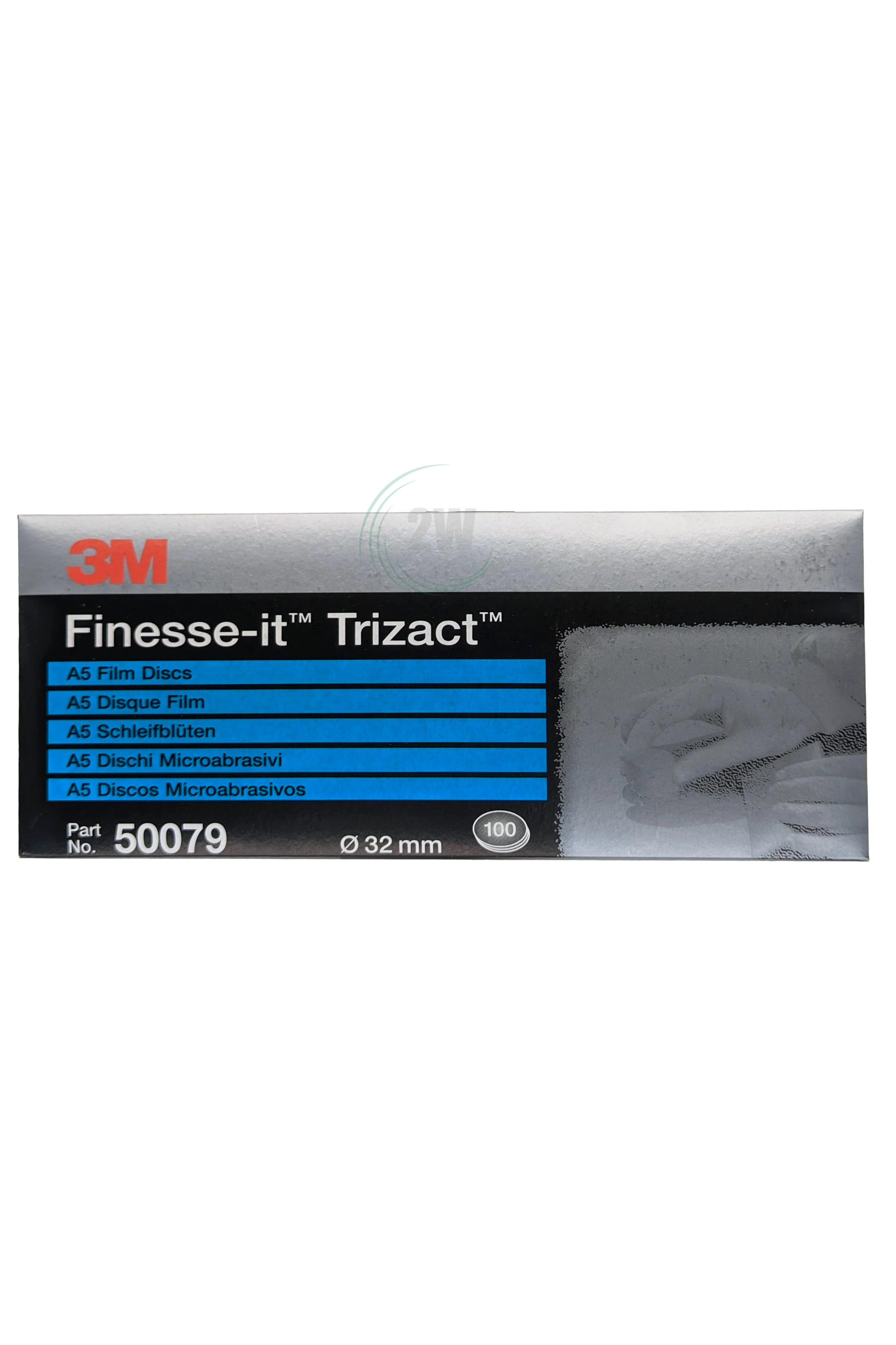 3M 50079 Trizact Finesse-it Filmscheibe 466LA  d32 mm Korn 3000 A5 (100 Stück)