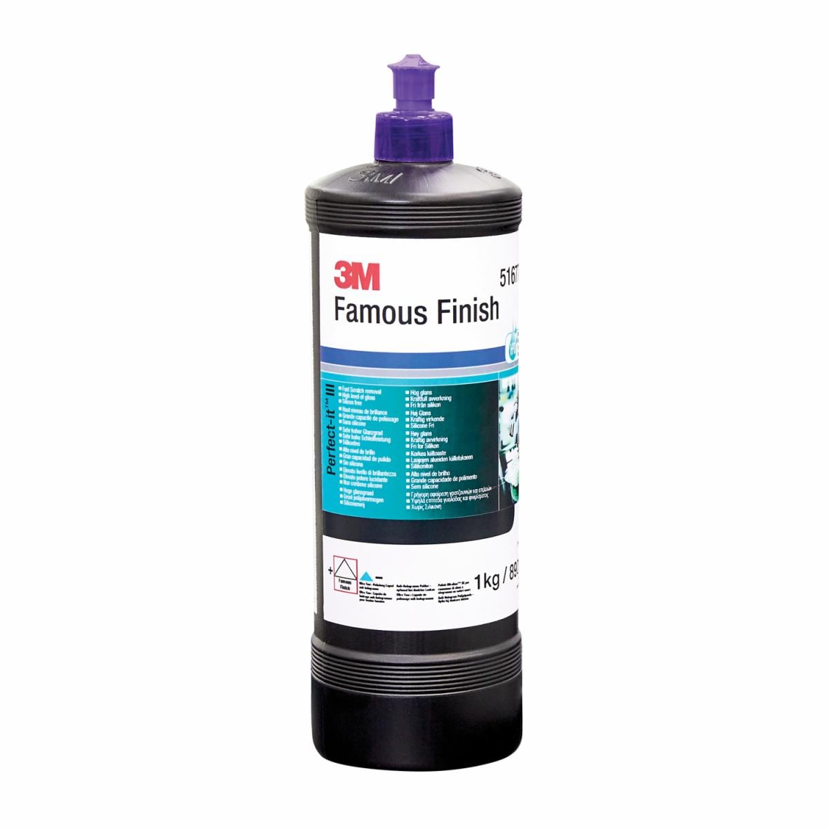 3M Perfect-It Famous Finish 51677, 1 kg – Originalansicht der Flasche