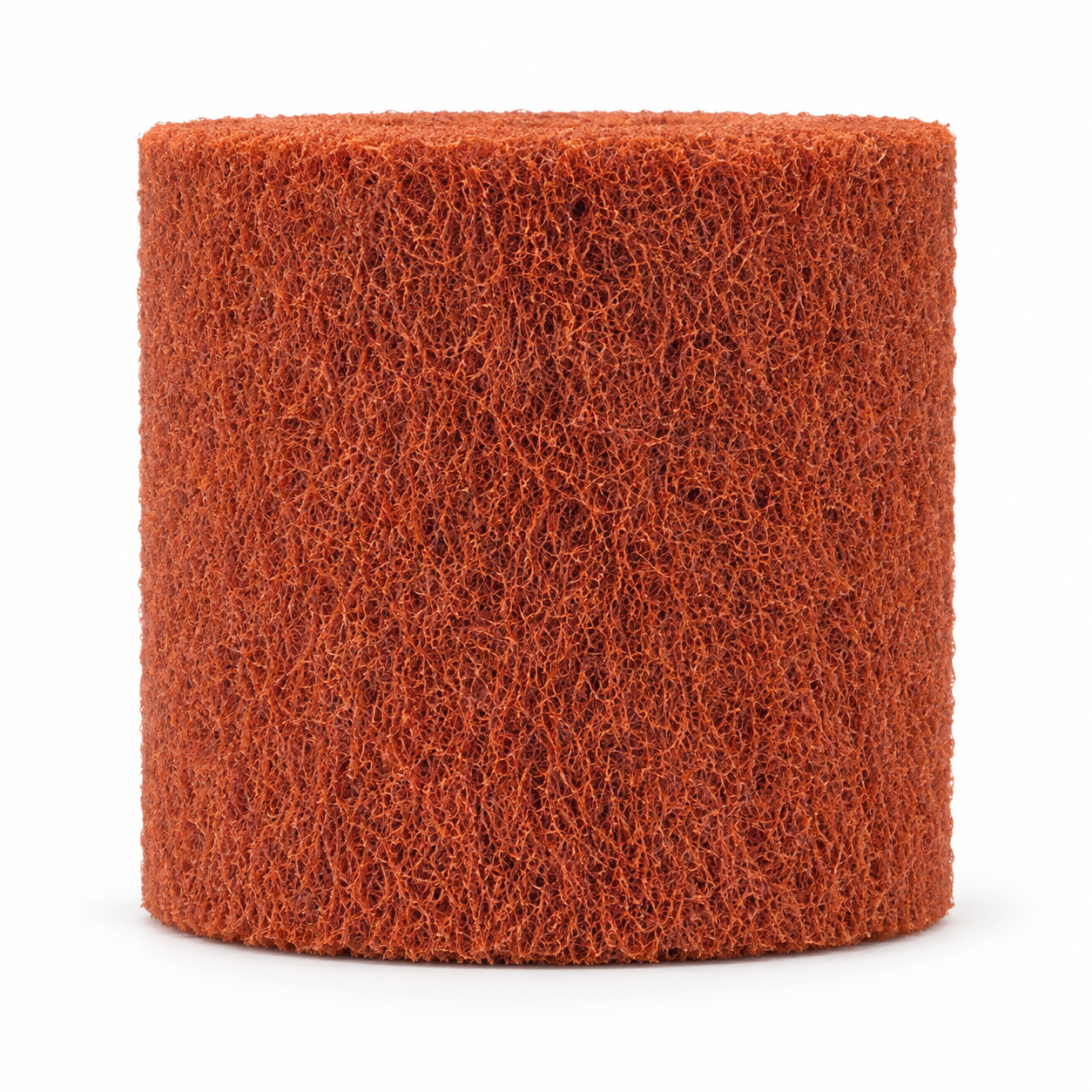2W Vlies Satinierwalze 100/100/19 mm A CRS Orange