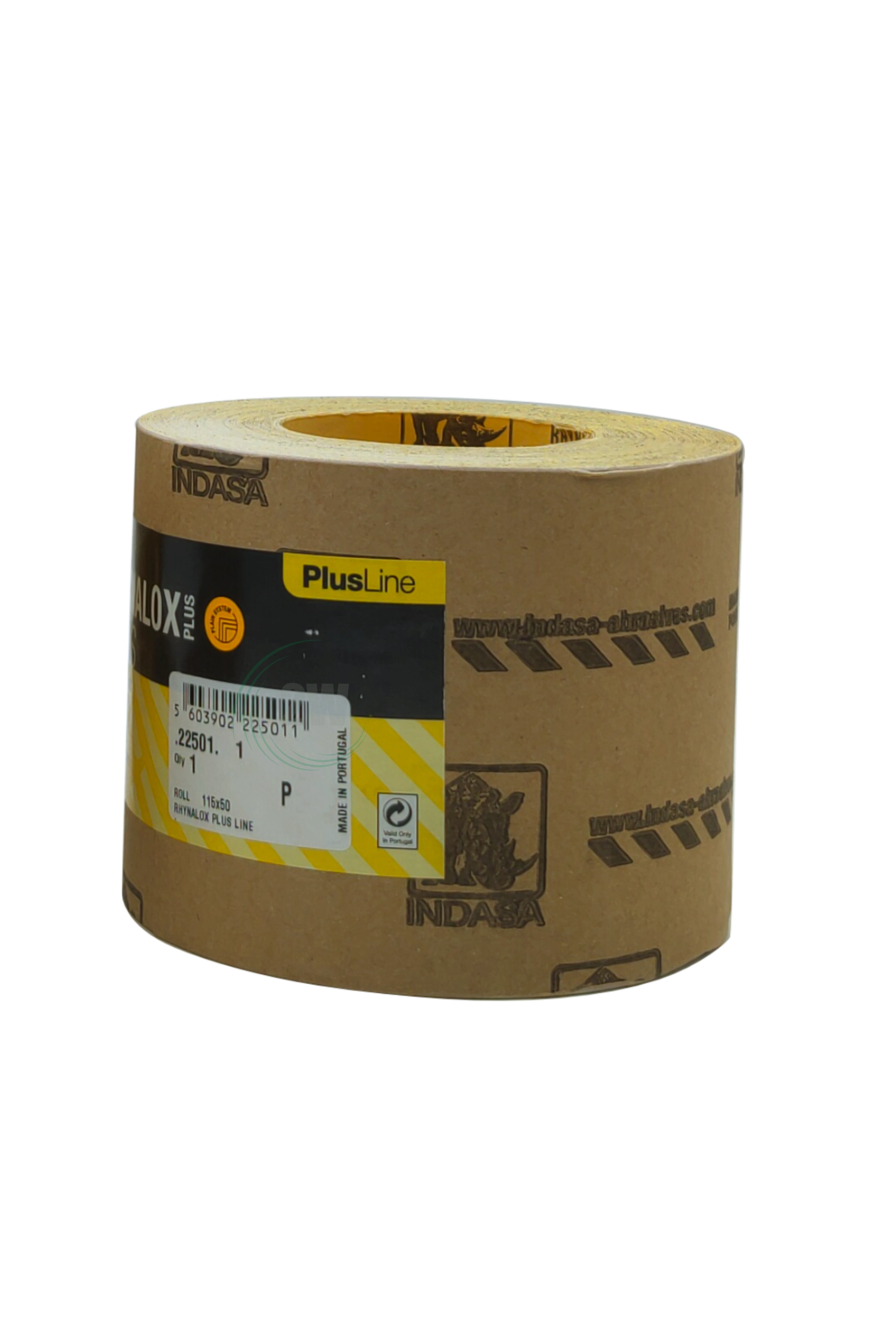 INDASA Rhynalox Plus Line Schleifpapier  Rolle 115 mm x 50 m  Korn 120