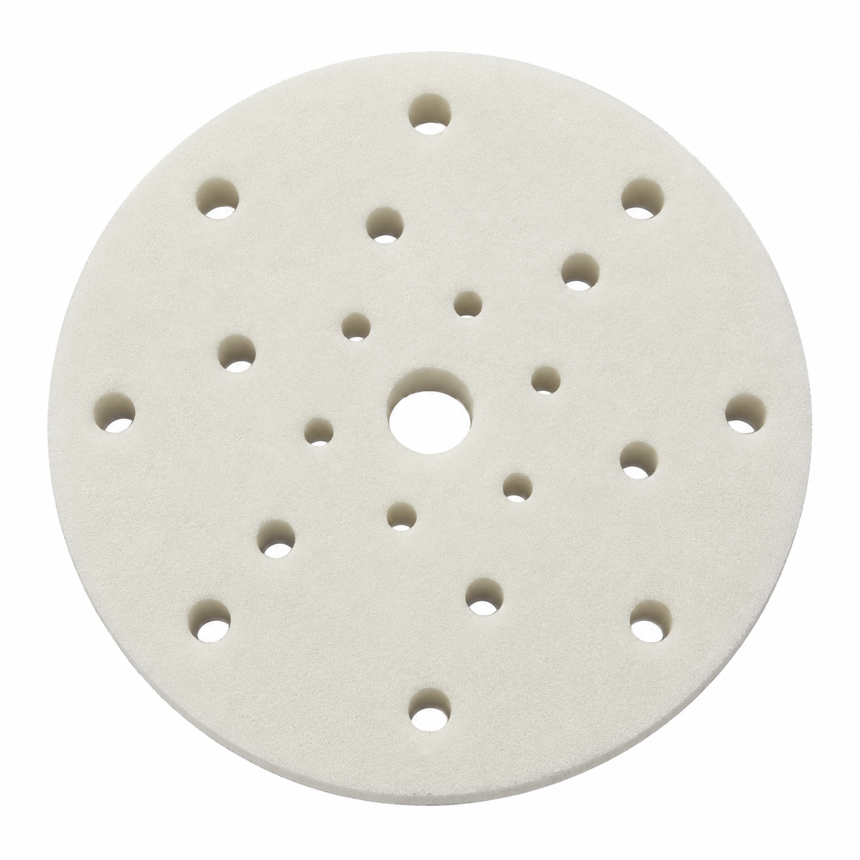 2W Interface Pad Ø 150 mm 21-Loch weiss medium