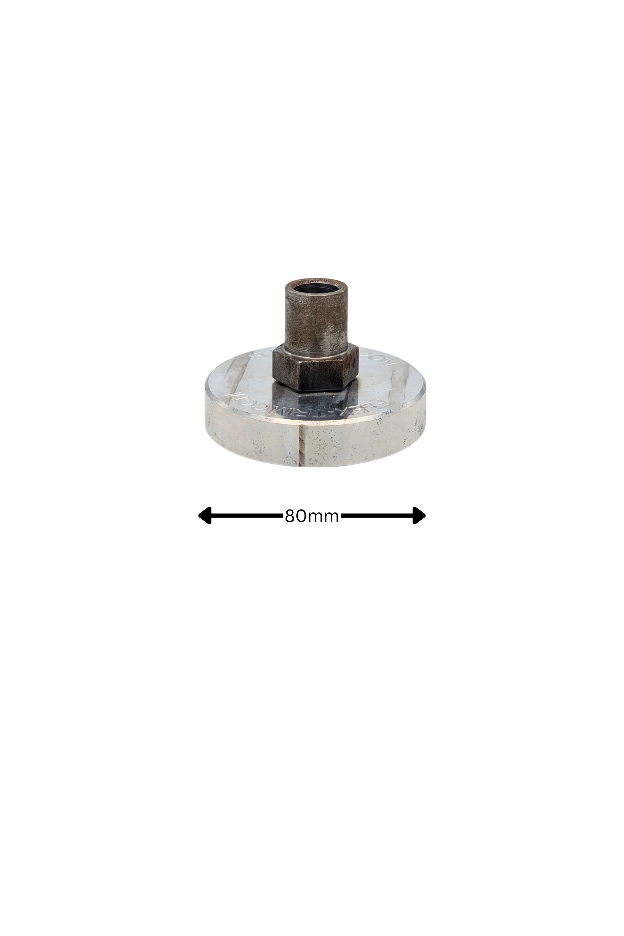 3-tlg. Fächer Schleif Bürsten - Set Ø 80mm entgraten – Keramik & Zirkon inkl. M14 Schnellwechseladapter