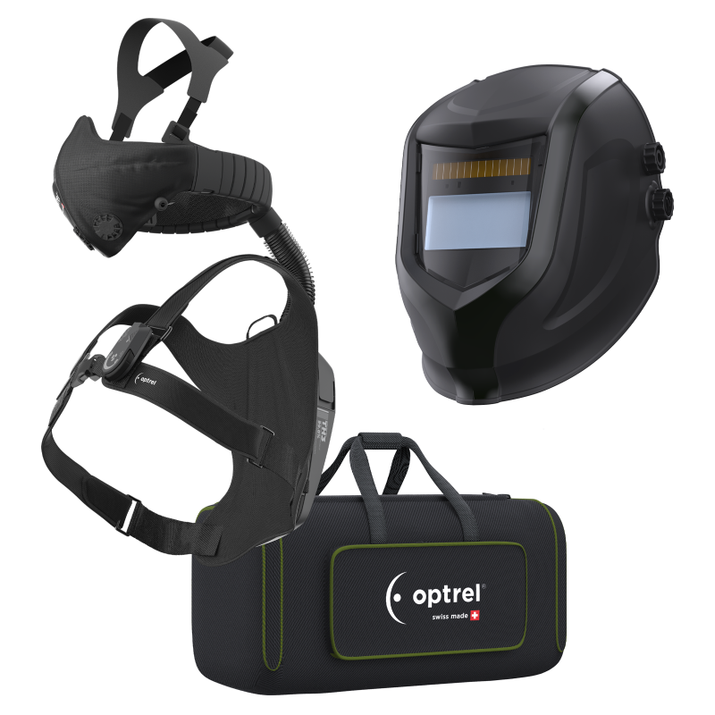 Optrel neo p550 schwarz mit swiss air – Komplettset – Artikel 4600.080