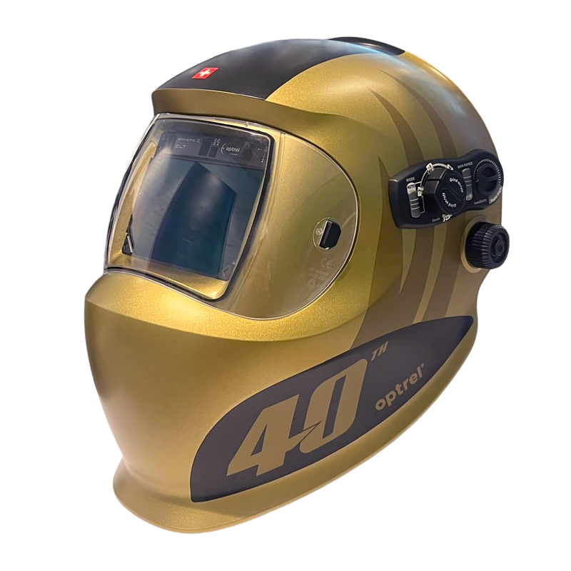 Optrel sphere X clt Schweißhelm, gold, Jubiläumsedition