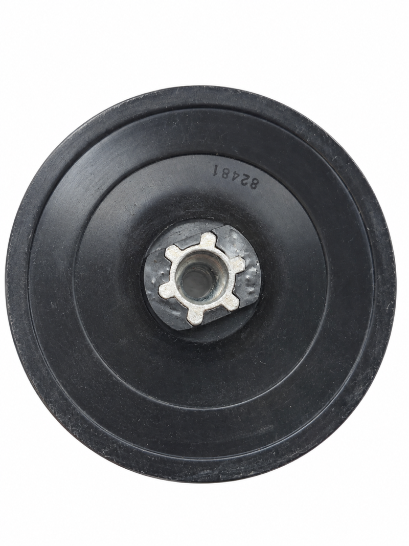 2W Schleifteller, Ø 125 mm, M14 mit Zentrierung für Vlies