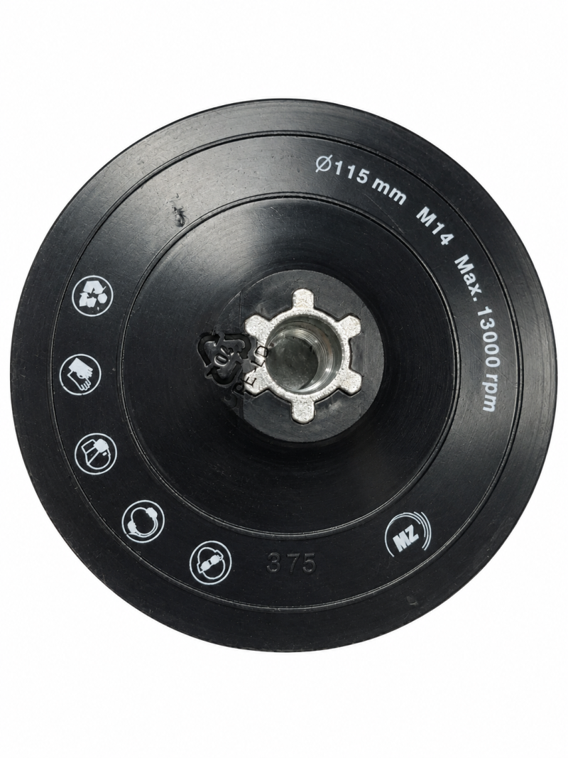2W Schleifteller Ø 115 mm M14 ohne Zentrierung