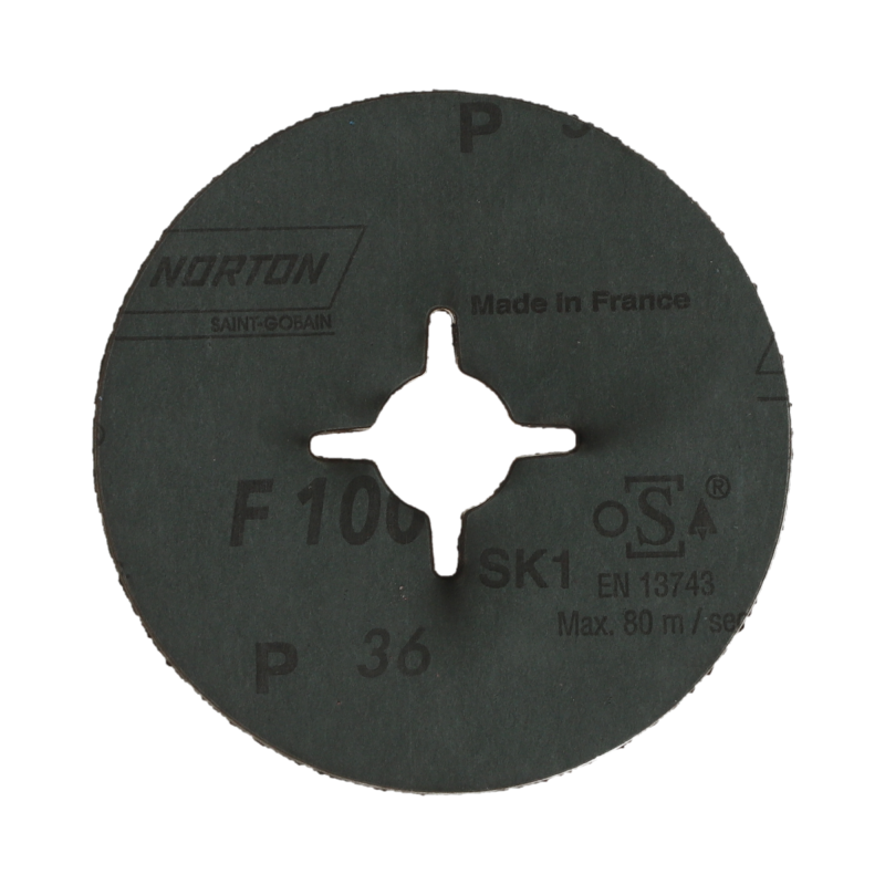 Norton F100 METALL Fiberscheibe; Herstellerbild der zugeordneten Artikelserie