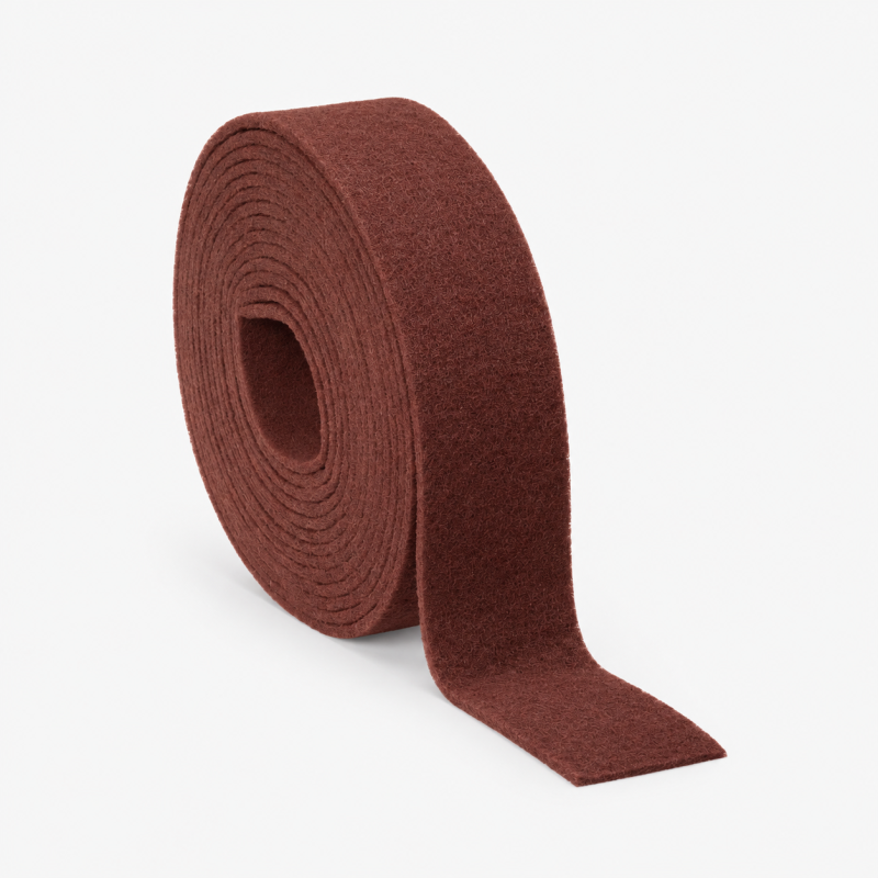 Rötlich-braune Vliesrolle in Medium – bearbeitete Materialabbildung zur 2W Vliesrolle 100 mm × 10 m