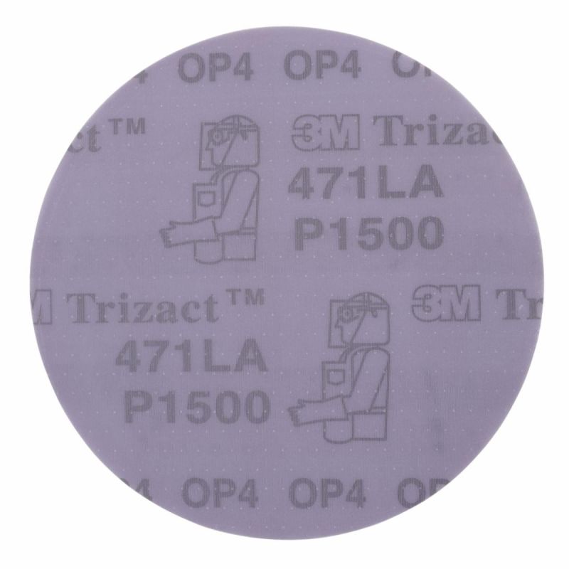 3M Trizact 471LA P1500 – 150 mm – ungelochte Hookit-Schleifscheibe