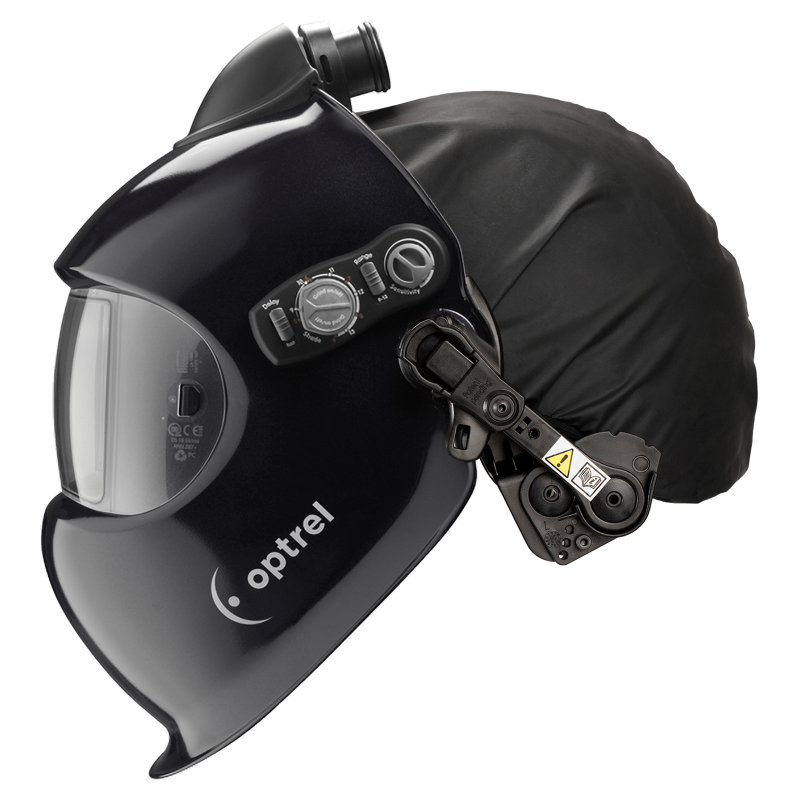 Optrel Frischlufthelmschale (e3000) e640 - black, mit Industriehelm – Artikel 4231.001