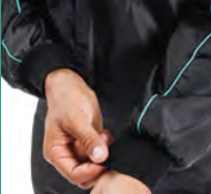 Pelatec AIRMASTER ULTRA COVERALL – Detailansicht; Herstellerbild der Artikelserie