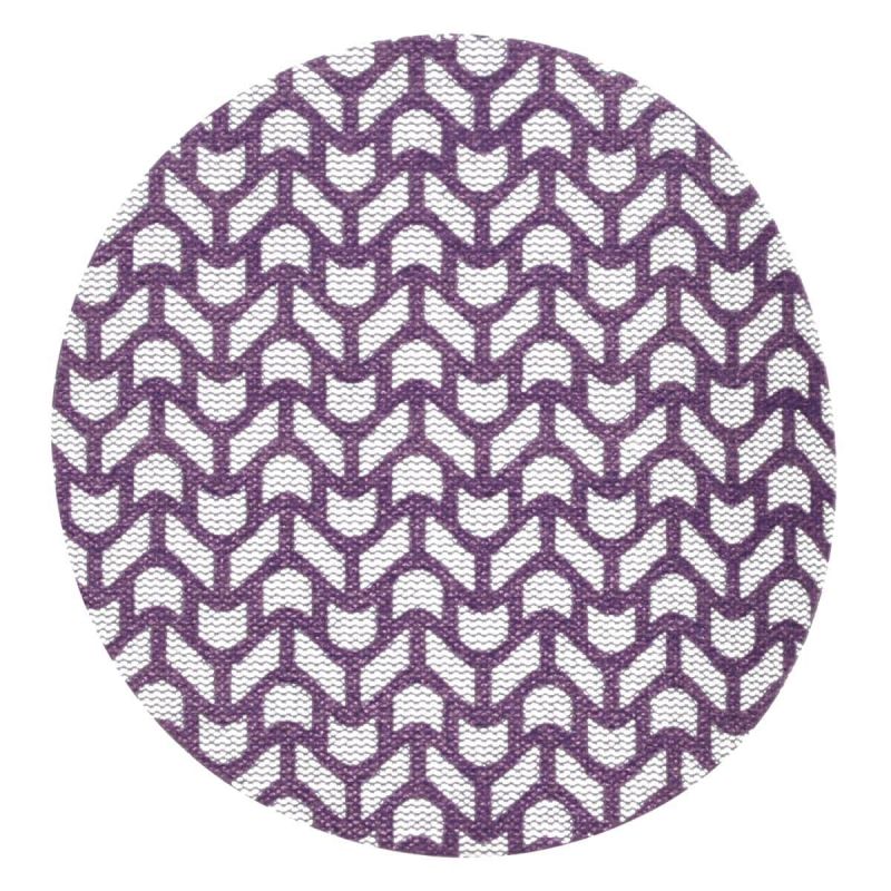 Originalansicht der violetten 3M Xtract Cubitron II 710W Netzschleifscheibe, 150-mm-Klasse, Schleifmuster für Körnungsgruppe 120