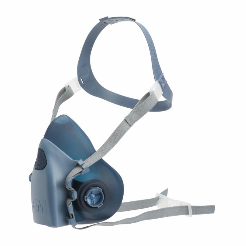 Originalansicht der wiederverwendbaren 3M 7503 Halbmaske in Größe L mit Bajonettanschlüssen