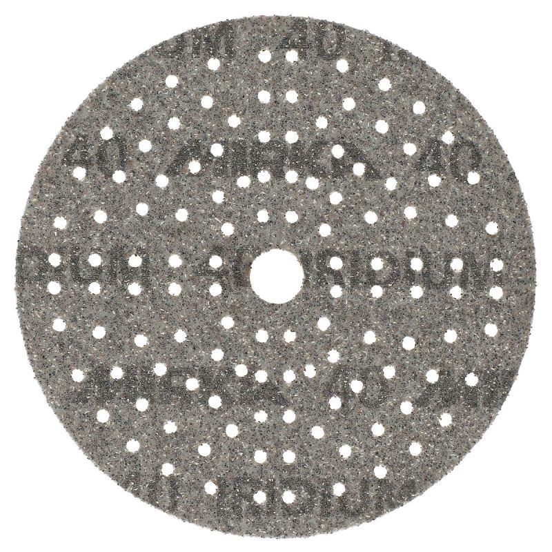 Mirka Iridium Schleifscheibe 150 mm mit 121-Loch-Absaugung, Schleifseite