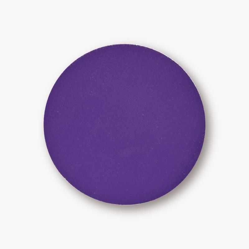 Violette Schleifseite der Sandwox 928 Magic Arrow Finishscheibe, 150 mm P3000
