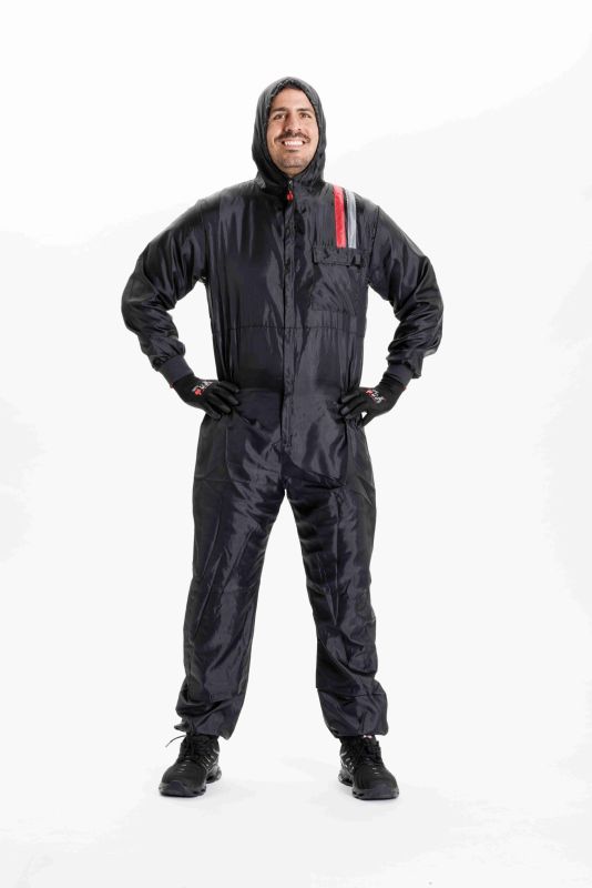 Pelatec Polytec Air Overall schwarz – Herstelleraufnahme von vorn