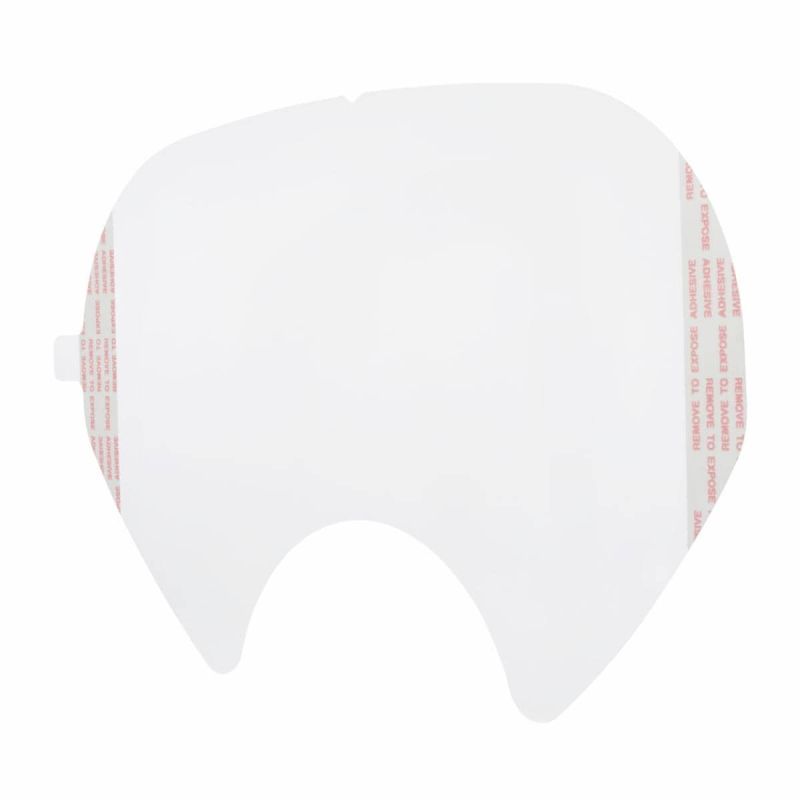 Transparente 3M 6885 Visierschutzfolie mit seitlichen Klebestreifen – Originalansicht