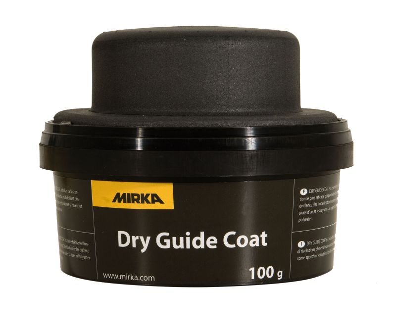 Dose Mirka Dry Guide Coat Kontrollpulver mit 100-g-Kennzeichnung und Applikator
