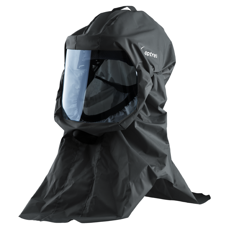 Optrel softhood Atemschutzhaube, lang, schwarz – Artikel 4900.050