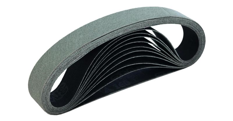 2W 237 Endlos-Schleifband 100 × 314 mm A160 – aus 3M Material; Serienfoto