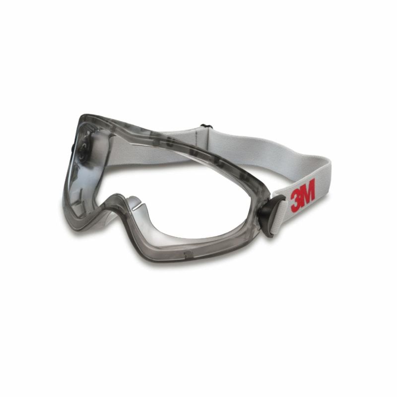 3M 2890 Vollsichtbrille mit klarer Scheibe und elastischem Kopfband – Originalbild